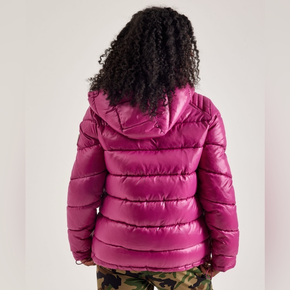 NWT Women’s Magenta Puffer Jacket - Large - Picture 3 of 9